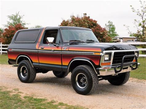 1978 Ford Bronco Xlt 4wd Free Wheeling Edition 460 V8 For Sale