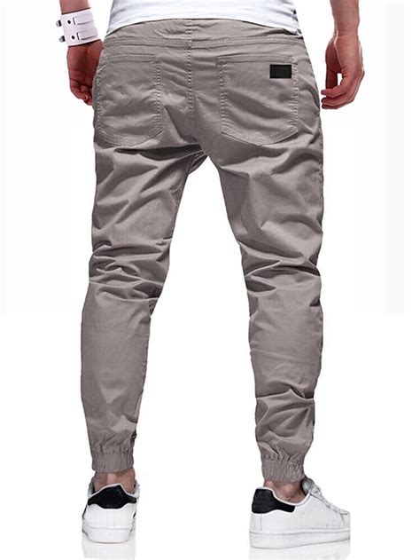 Mens Joggers Stylish Simple Cargo Pants Casual Trousers Sweatpants