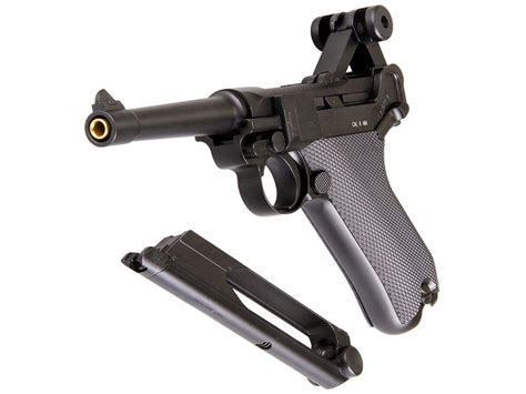 Kwc Luger P08 Full Metal 6mm Airsoft Pistol Replicaairgunsca