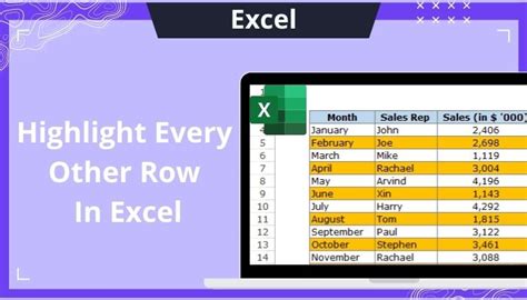 List Of 9 Shade Every Other Row In Excel