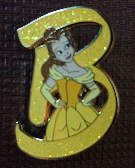 Disney Pin Princess Alphabet Pin Belle 古董收藏 其他 Carousell