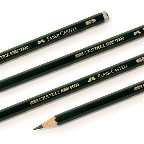 Faber Castell Castell 9000 Graded Graphite Drawing Pencils 12 Pack