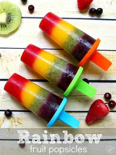 Best Fresh Fruit Rainbow Popsicle · The Typical Mom