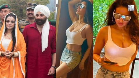 gadar 2 actress ameesha patel drops hot pics from delhi