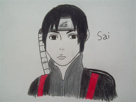 Sai From Naruto Shuppuden Drawing By Hinataisshy Dragoart