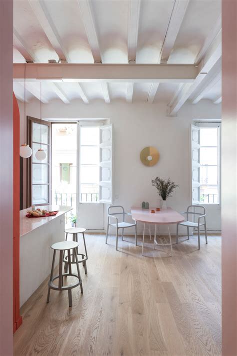 A Vibrant Barcelona Apartment Thats On Trend With Pink
