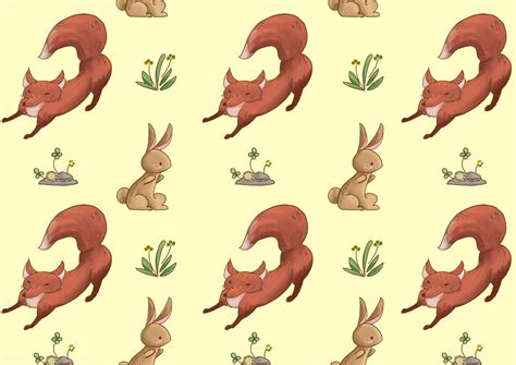 Artstation Fox And Rabbit