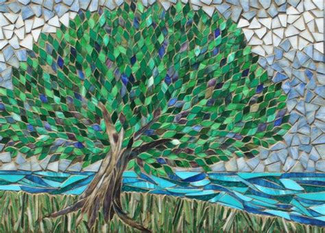 Pin By Aparecida Moreira On Moisaco Mosaic Tree Art Tree Mosaic