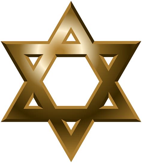 Star Of David Judaism Hexagram Symbol Clip Art Jewish Holidays Png