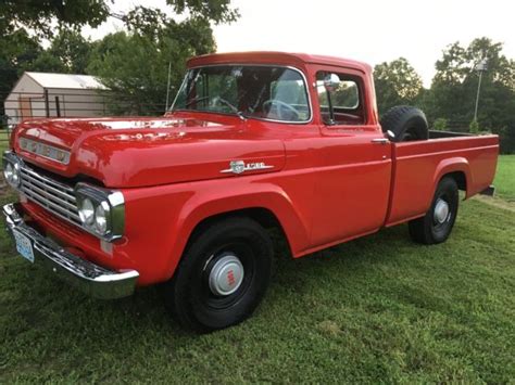 1959 Ford F250 2wd 292 V8 One Of A Kind Factory Original Classic