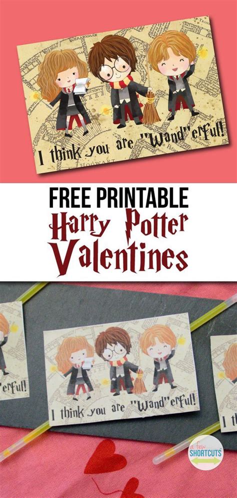 Free Printable Harry Potter Valentines Day Cards Harry Potter Valentines Harry Potter