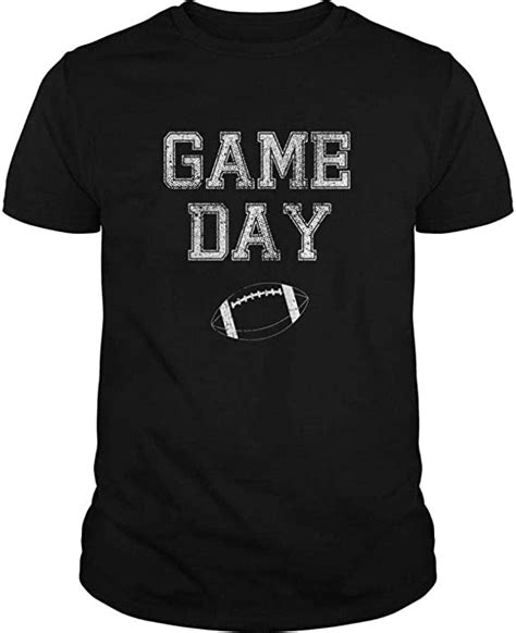 Game Day Football Shirt Black Amazonca Clothing Shoes And Accessories