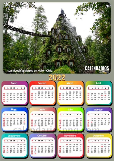 Calendarios 2022 De Chile Para Imprimir