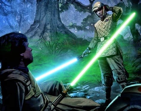Luke And Leia Jedi Training Official Concept Art By Brockbankadam