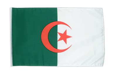 Drapeau algérien, drapeau d'algérie, drapeau de l'algerie (fr); Algerien Flagge - Algerische Fahne kaufen - FlaggenPlatz