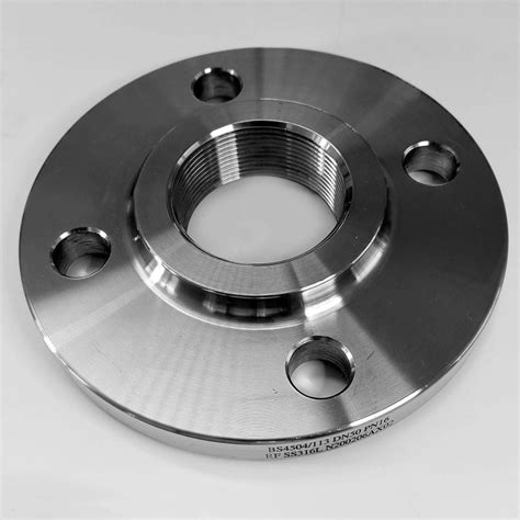 Threaded Flanges 4 Holes Sourced Components Sourced Components