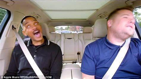 Will Smith Joins James Corden For Carpool Karaoke Series Daily Mail Online