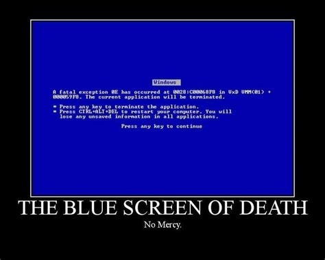 Image 18814 Blue Screen Of Death Bsod Know Your Meme