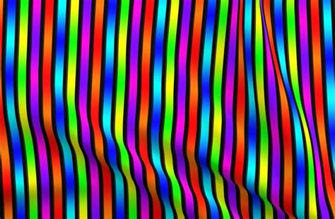Rainbow Gradient Stripes Spoonflower
