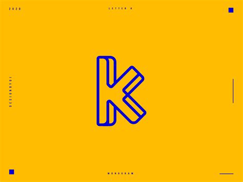 Letter K Monogram Logo Design By Designbydi On Dribbble