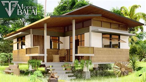 Modern Bahay Kubo Environment Concept Art Small House Design Modern