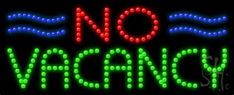 No Vacancy Animated Led Sign Vacancy Led Signs Everything Neon