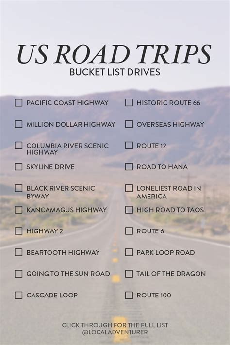21 Best Road Trips In Usa To Put On Your Bucket List Local Adventurer