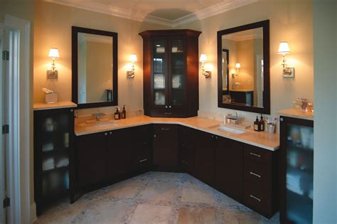 Corner Double Sink Bathroom Vanity Corner Bathroom Vanity Double