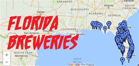 Breweries In Florida Map And List A Complete Listing Of All Florida