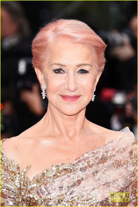 Helen Mirren Debuts New Pink Hair At Cannes Film Festival Photo