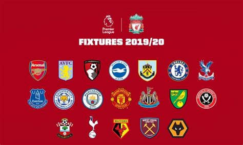 Premier League Table 2022 Soccer English Premier League Fixtures
