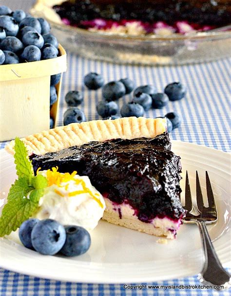 Blueberry Cream Cheese Pie Recipe My Island Bistro Kitchen
