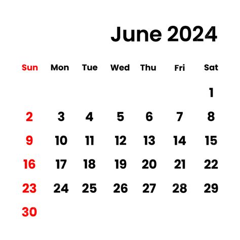 June 2024 Calendar Blue Color Vector June Calendar 2024 Png And Porn