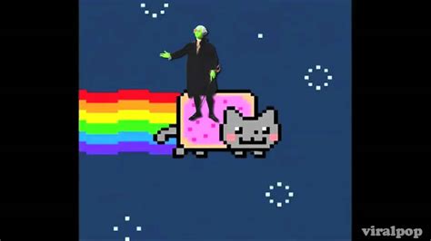 Viralpop Zombie George Washington Rides Nyan Cat Youtube