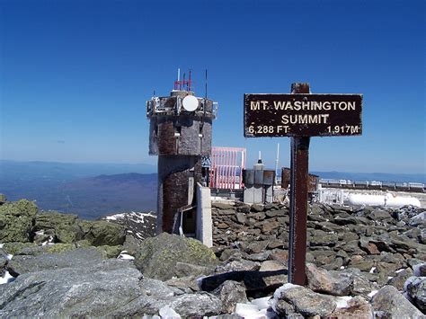 Views From The White Mountains Of New Hampshire Mount Washington ~ May