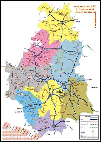 Nevşehir trafik yoğunluk haritası, nevşehir yol trafiği son durumunu görmek için tıklayınız. Kapadokya Efemera Arşivi: Harita ve Krokiler 2