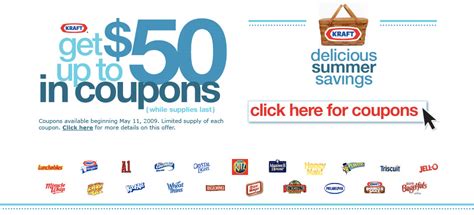 50 In Kraft Printable Coupons Couponing 101