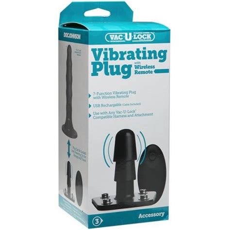 Vac U Lock Vibrating Plug With Wireless Remote Sex Toys At Adult Empire