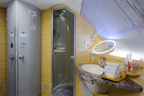 The Coolest Amenities You Ll Find In An Airplane Bathroom