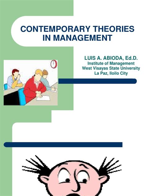 Contemporary Management Final System Systems Theory