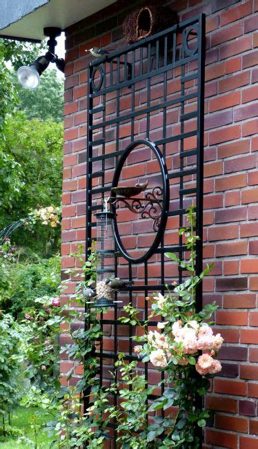 Neogothic Wall Trellis With Unusual Design Perfect For