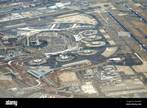 Aerial View Of Newark Liberty International Airport High Resolution