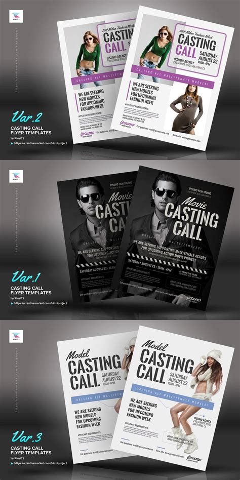 Casting Call Flyer Templates Flyer Flyer Template It Cast