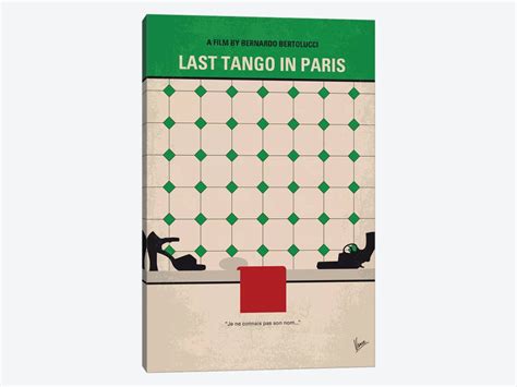 Last Tango In Paris Minimal Movie Poster Canvas Artwork Chungkong