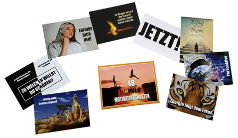 48 Motivationskarten Postkarten mit Zitaten und Sprüchen für jeden