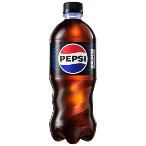 Pepsi Cola Zero Sugar Soda Bottle 20 Fl Oz Fred Meyer
