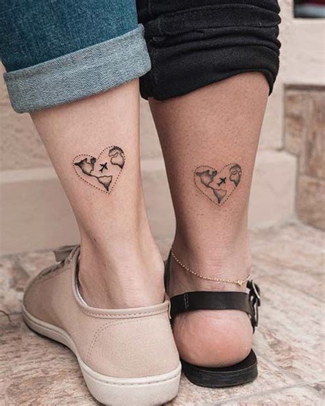 63 Cute Best Friend Tattoos For You And Your Bff Stayglam Cute Best Friend Tattoos Matching
