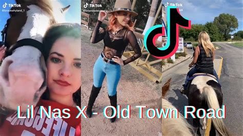 Lil Nas X Old Town Road Tiktok Compilation Youtube