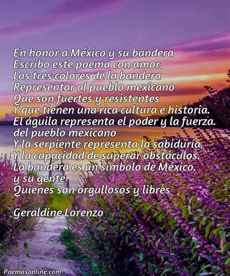Cinco Mejores Poemas A La Bandera De México Poemas Online