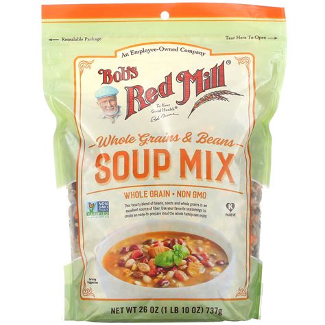 Bobs Red Mill Soup Mix Recipes Bobs Red Mill Whole Grains And Beans